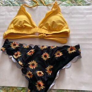 Sunflower Bikini Size M Never Worn Too Small